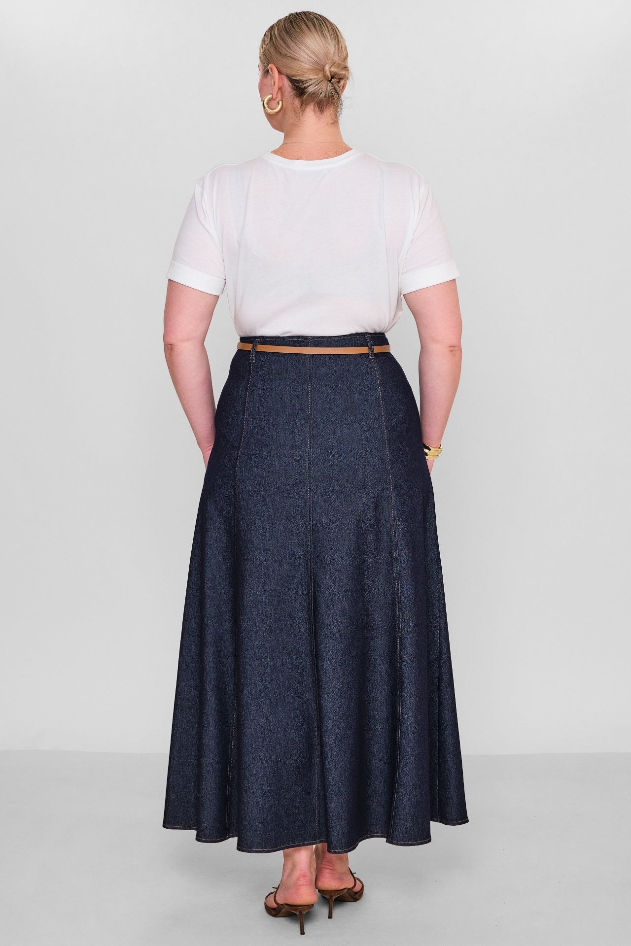 Elitline - Plus Size Skirt (ELT26Y2-34-4016) - 8690200123832