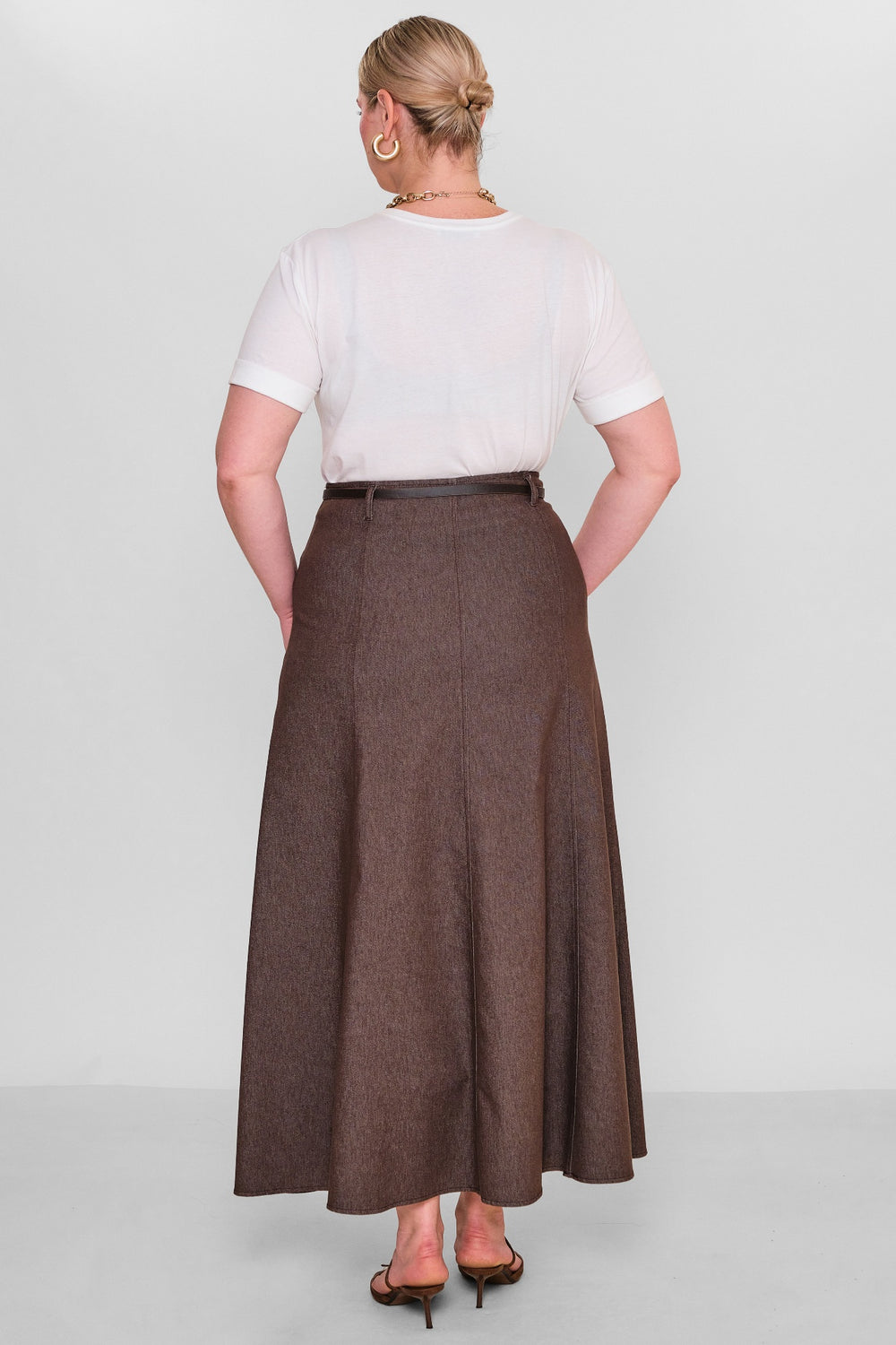 Elitline - Plus Size Skirt (ELT26Y2-34-4016) - 8690200123849