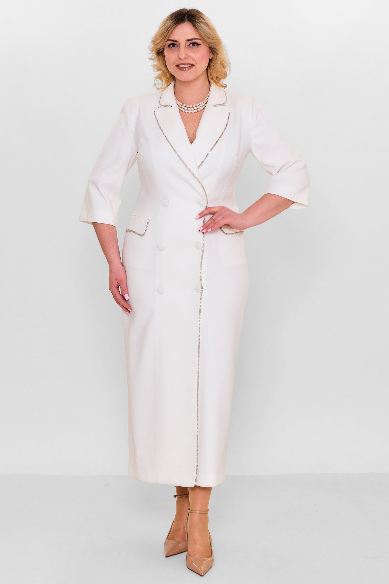 Kedma - Plus Size Dress (KDM26Y8-98295X) - 8690200123894