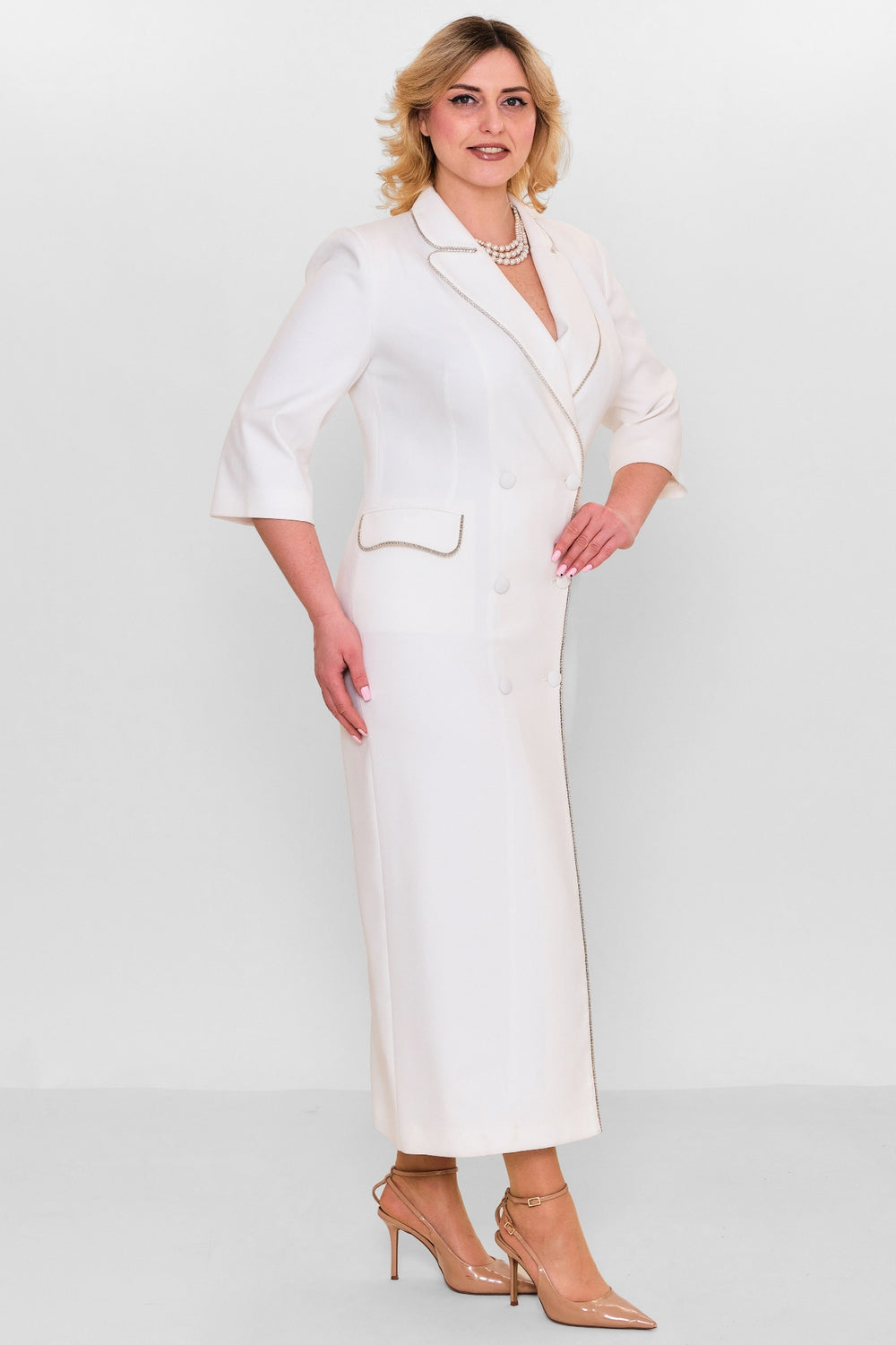 Kedma - Plus Size Dress (KDM26Y8-98295X) - 8690200123894