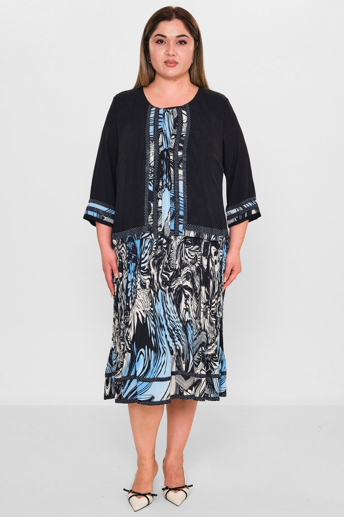 Gumanize - Plus Size Dress (GMZ2023-613-6458) - 8690200125720