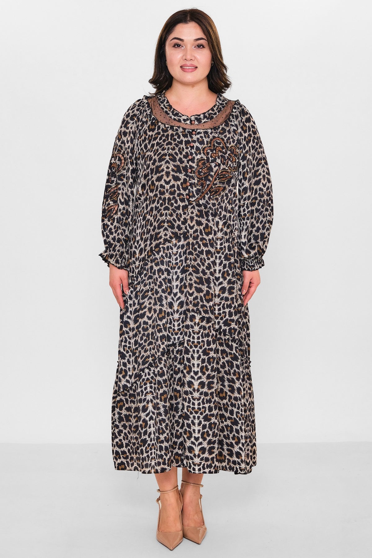 Gumanize - Plus Size Dress (GMZ2024-241-6823) - 8690200125768