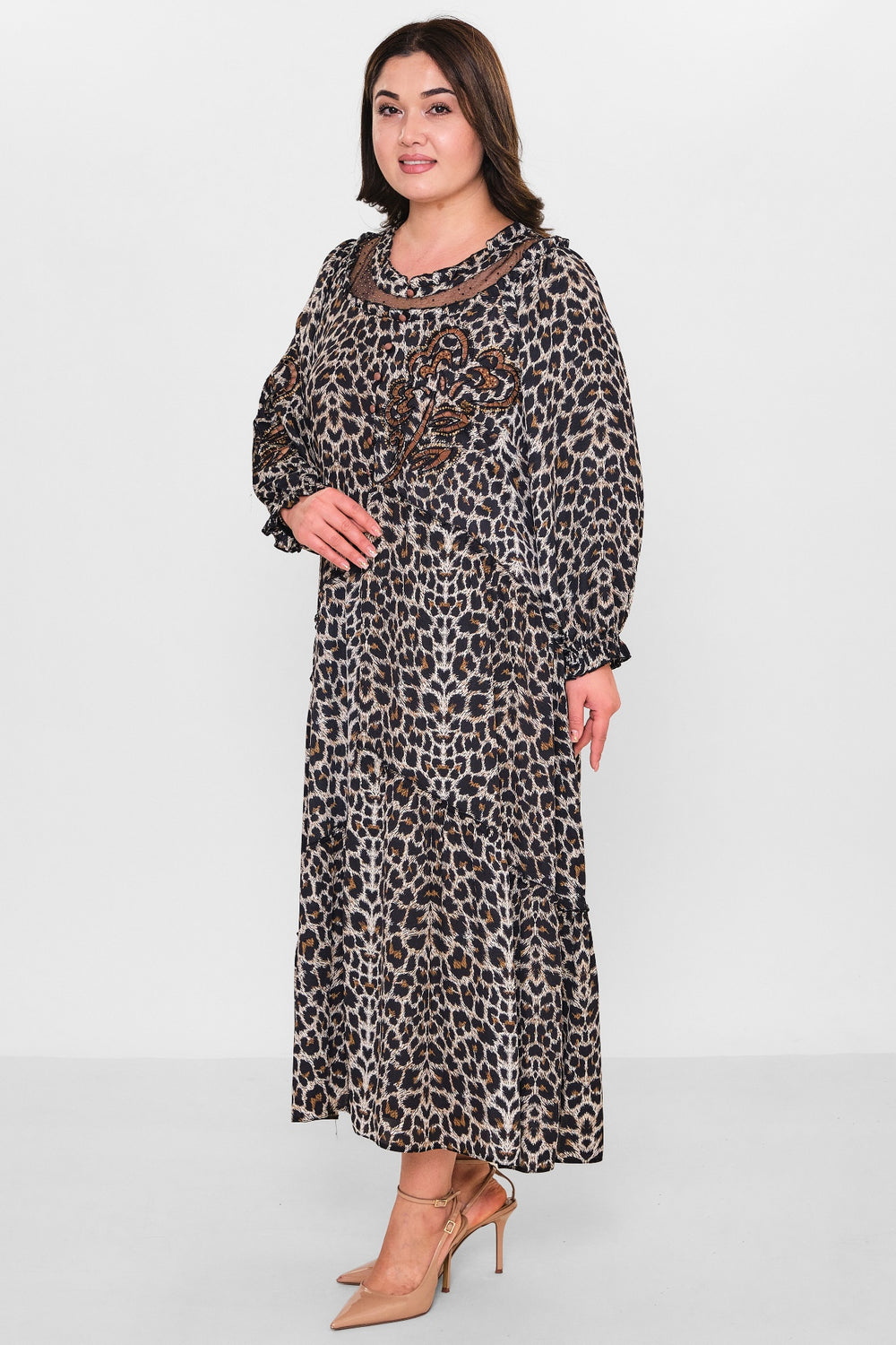 Gumanize - Plus Size Dress (GMZ2024-241-6823) - 8690200125768