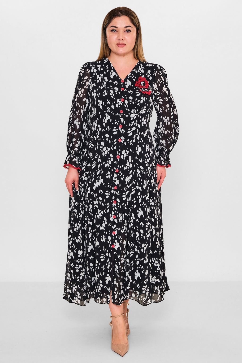 Gumanize - Plus Size Dress (GMZ2025-713-7616) - 8690200125799
