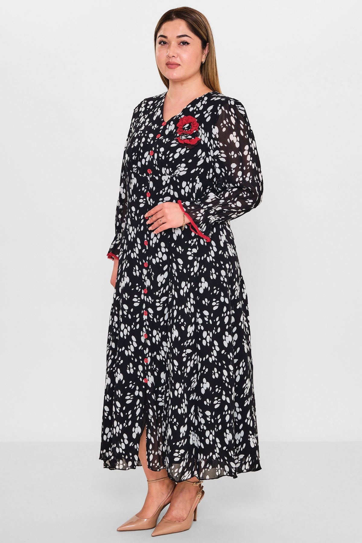 Gumanize - Plus Size Dress (GMZ2025-713-7616) - 8690200125799