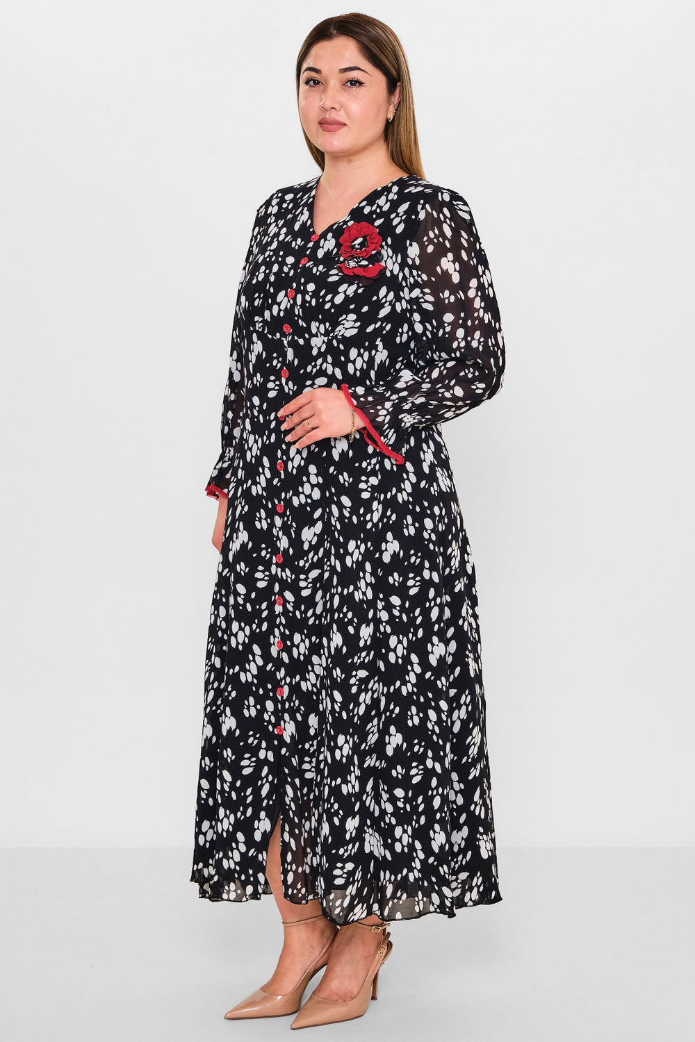 Gumanize - Plus Size Dress (GMZ2025-713-7616) - 8690200125799
