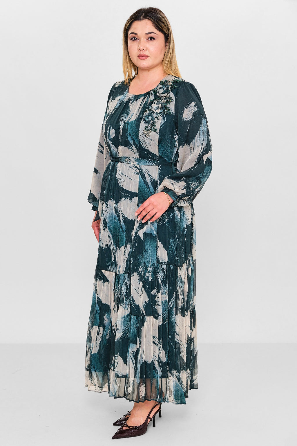 Gumanize - Plus Size Dress (GMZ2026-19-7821) - 8690200125836