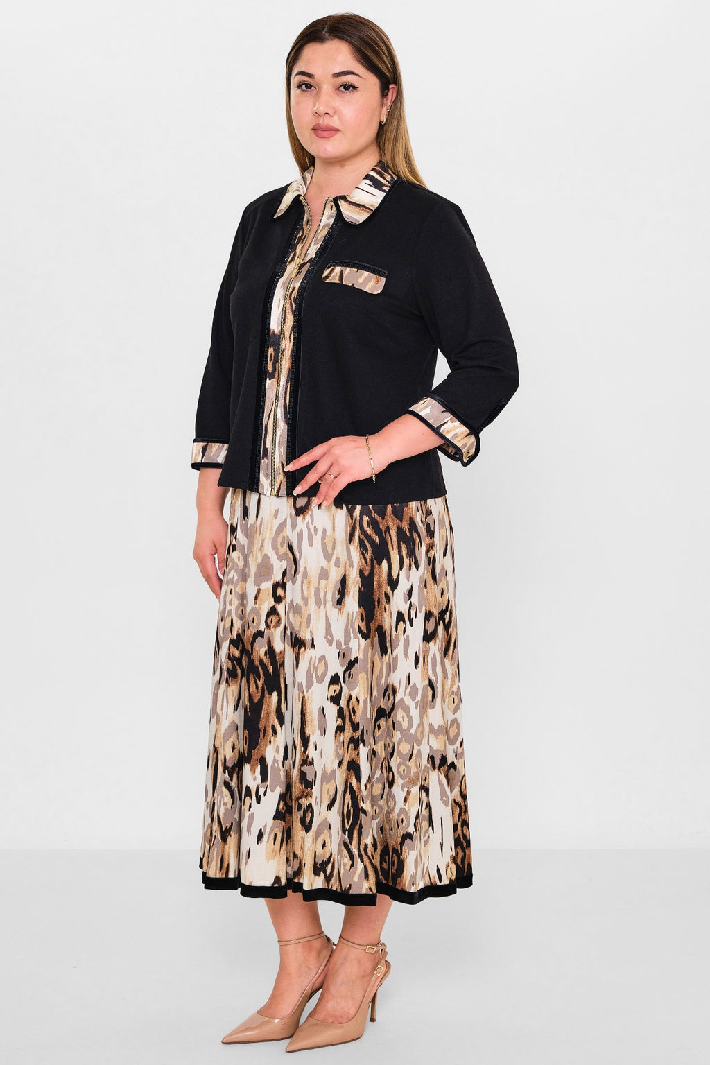 Gumanize - Plus Size Suit (GMZTK243-7363) - 8690200125935
