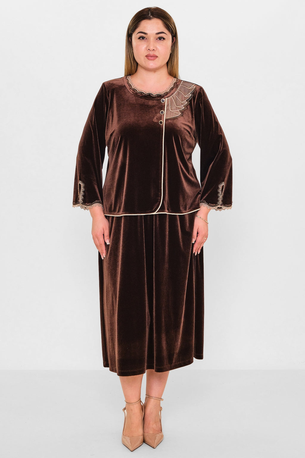 Gumanize - Plus Size Suit (GMZTK358-2204) - 8690200125942