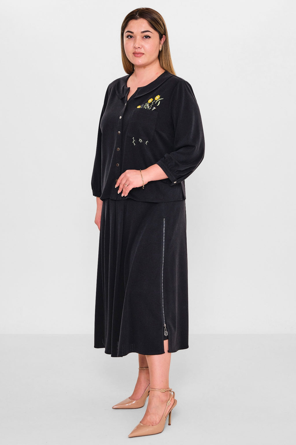 Gumanize - Plus Size Suit (GMZTK370-7848) - 8690200125959