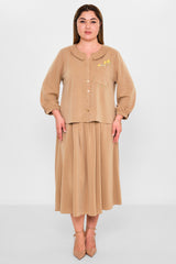 Gumanize - Plus Size Suit (GMZTK370-7848) - 8690200125966