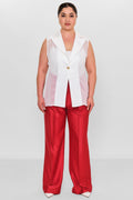 Fimore - Plus Size Waistcoat (FMR26Y8987-18) - 8690200126086