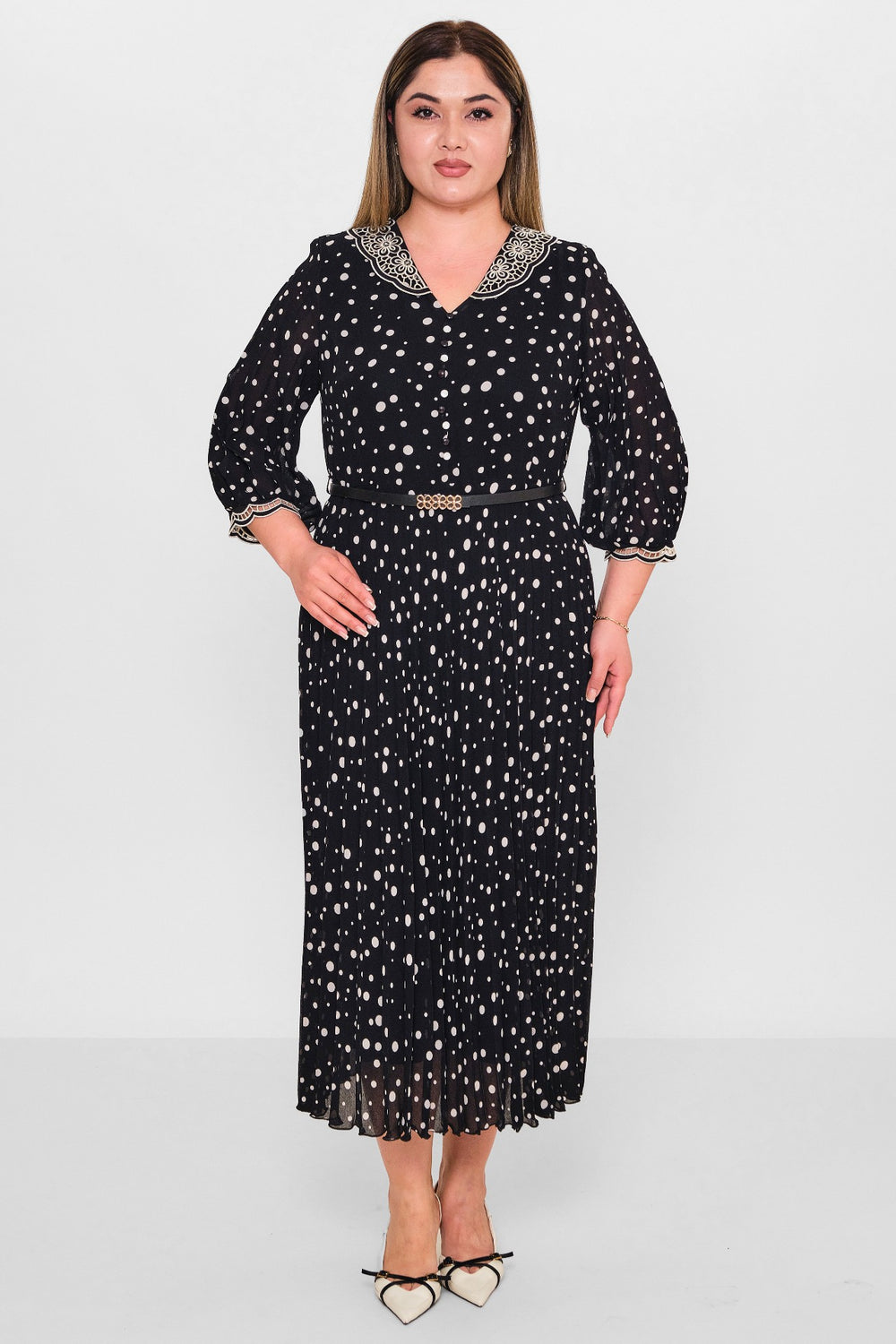 Gumanize - Plus Size Dress (GMZ2025-642-7477) - 8690200126970