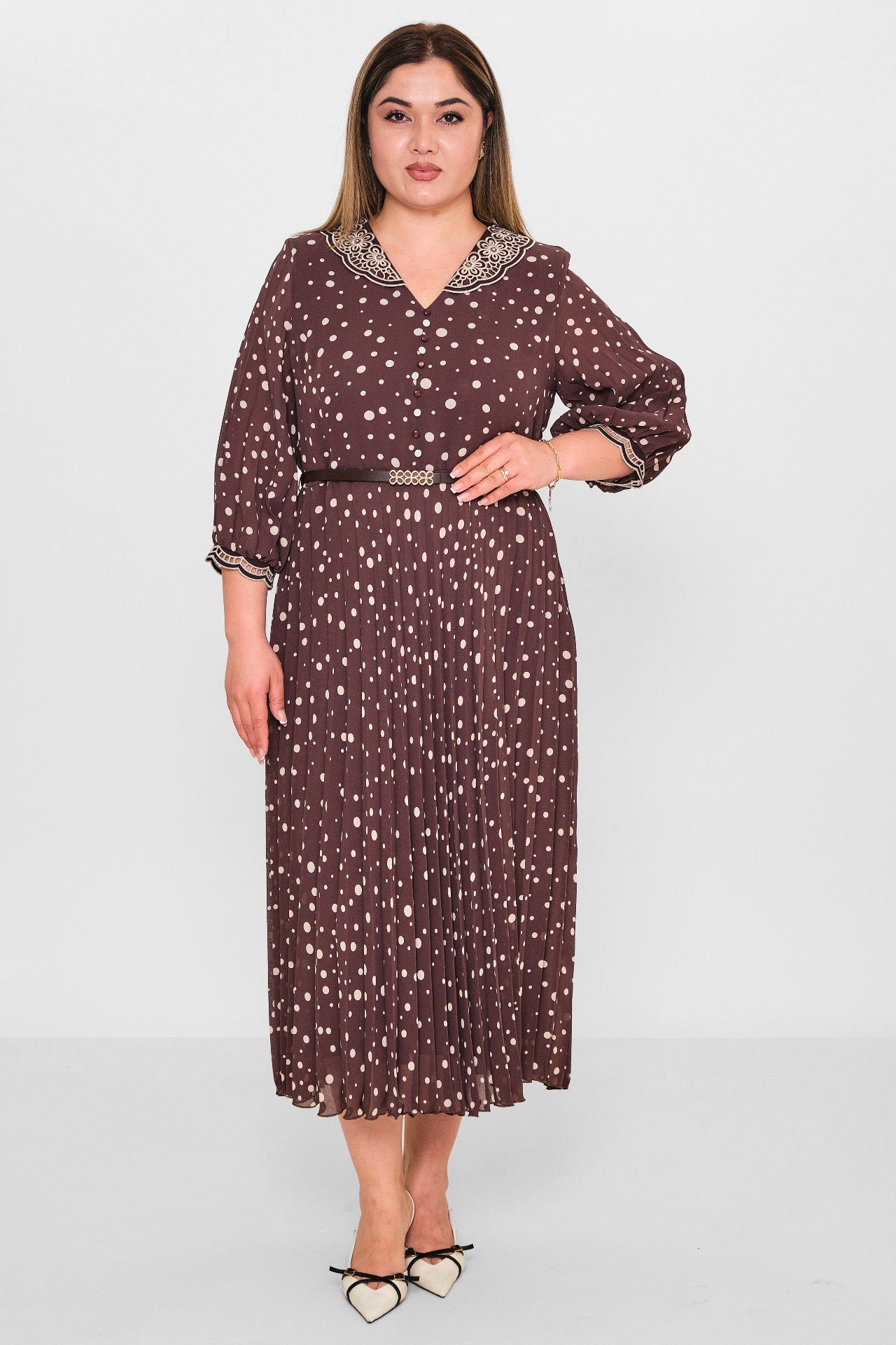 Gumanize - Plus Size Dress (GMZ2025-642-7477) - 8690200126987