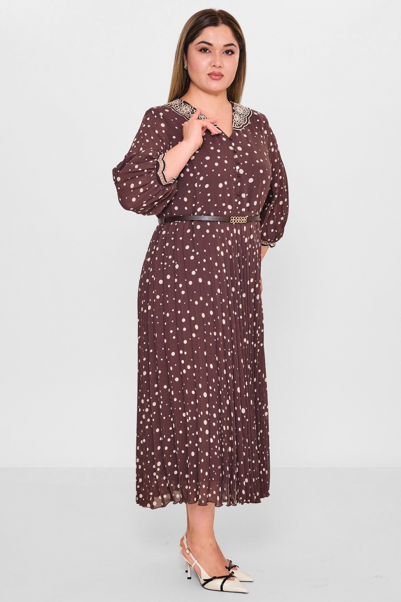 Gumanize - Plus Size Dress (GMZ2025-642-7477) - 8690200126987