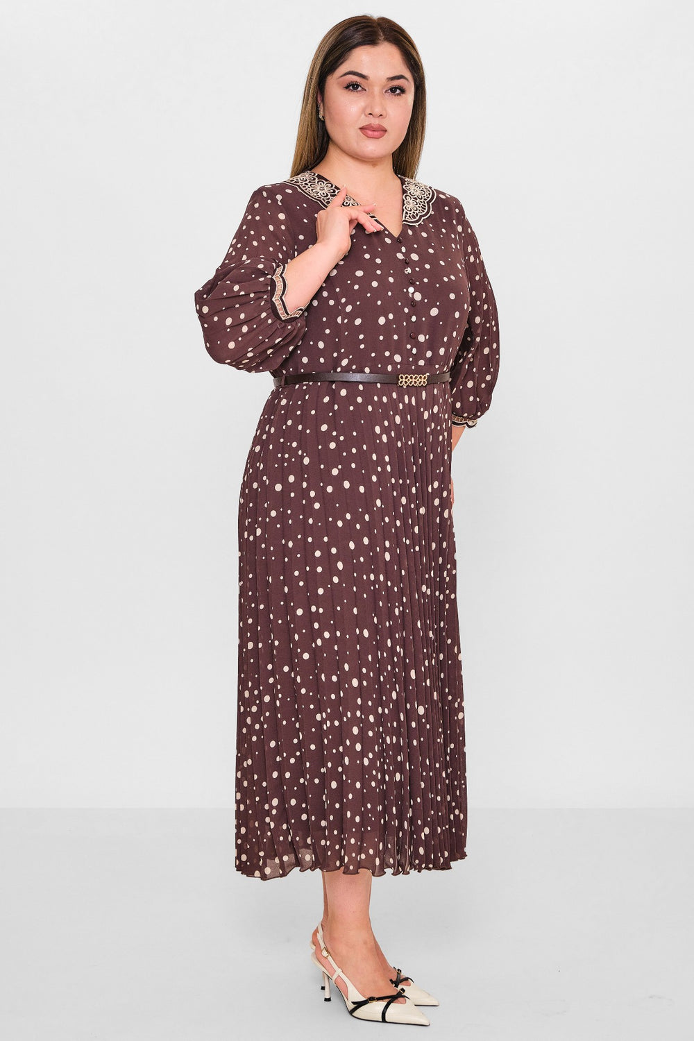 Gumanize - Plus Size Dress (GMZ2025-642-7477) - 8690200126987