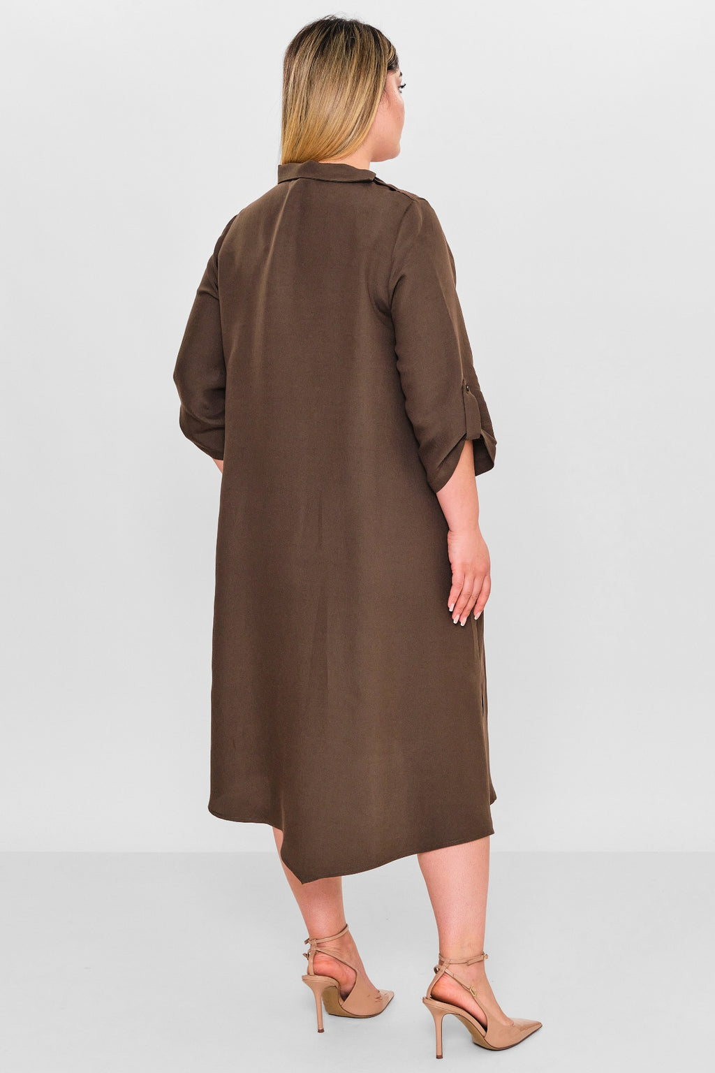 Ebberro - Plus Size Dress (EBR26Y25927BB) - 8690200127007