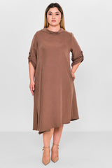 Ebberro - Plus Size Dress (EBR26Y25927BB) - 8690200127014