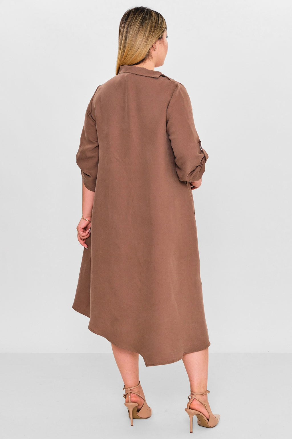Ebberro - Plus Size Dress (EBR26Y25927BB) - 8690200127014