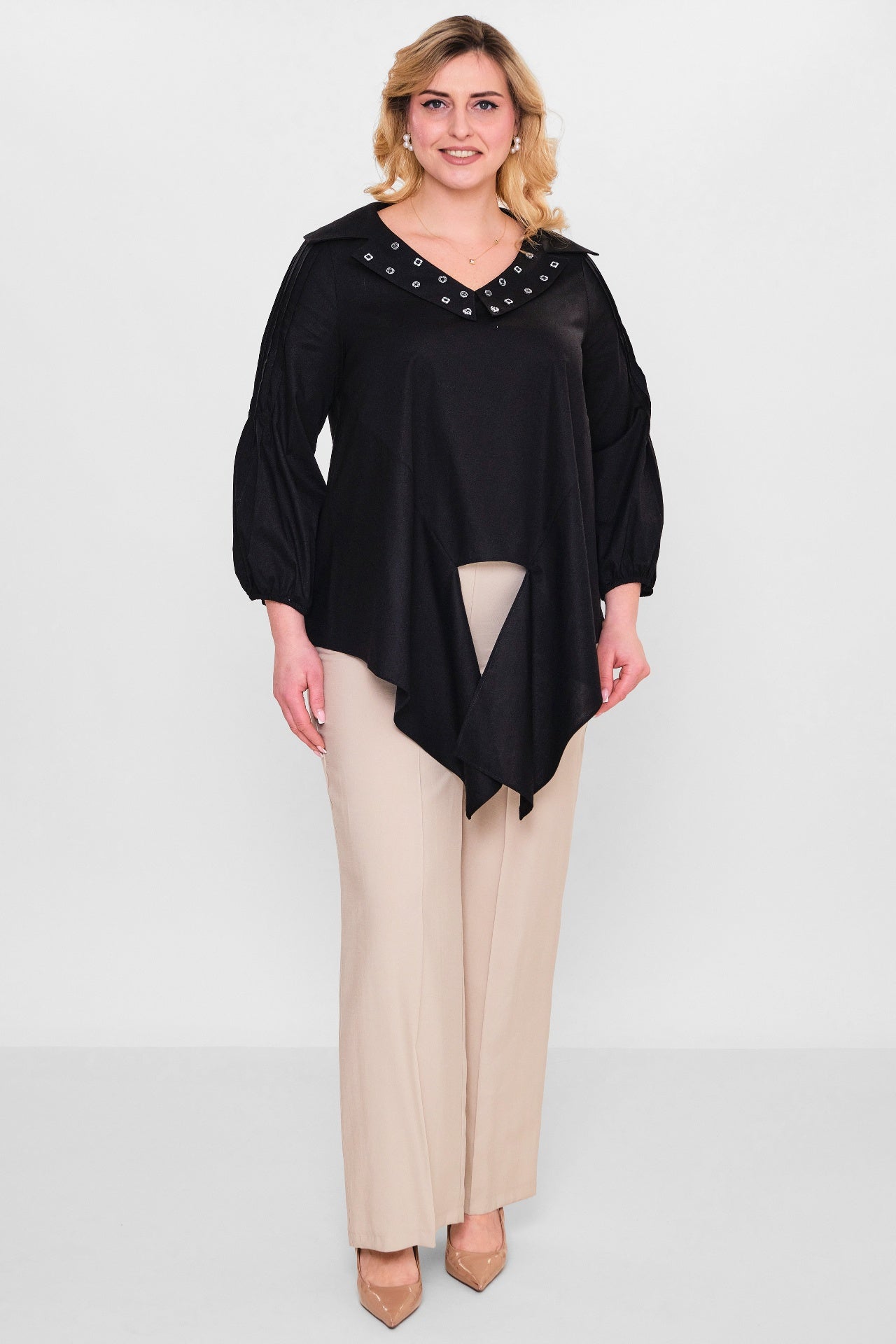 Ebberro - Plus Size Shirt (EBR26Y30126BB) - 8690200127021