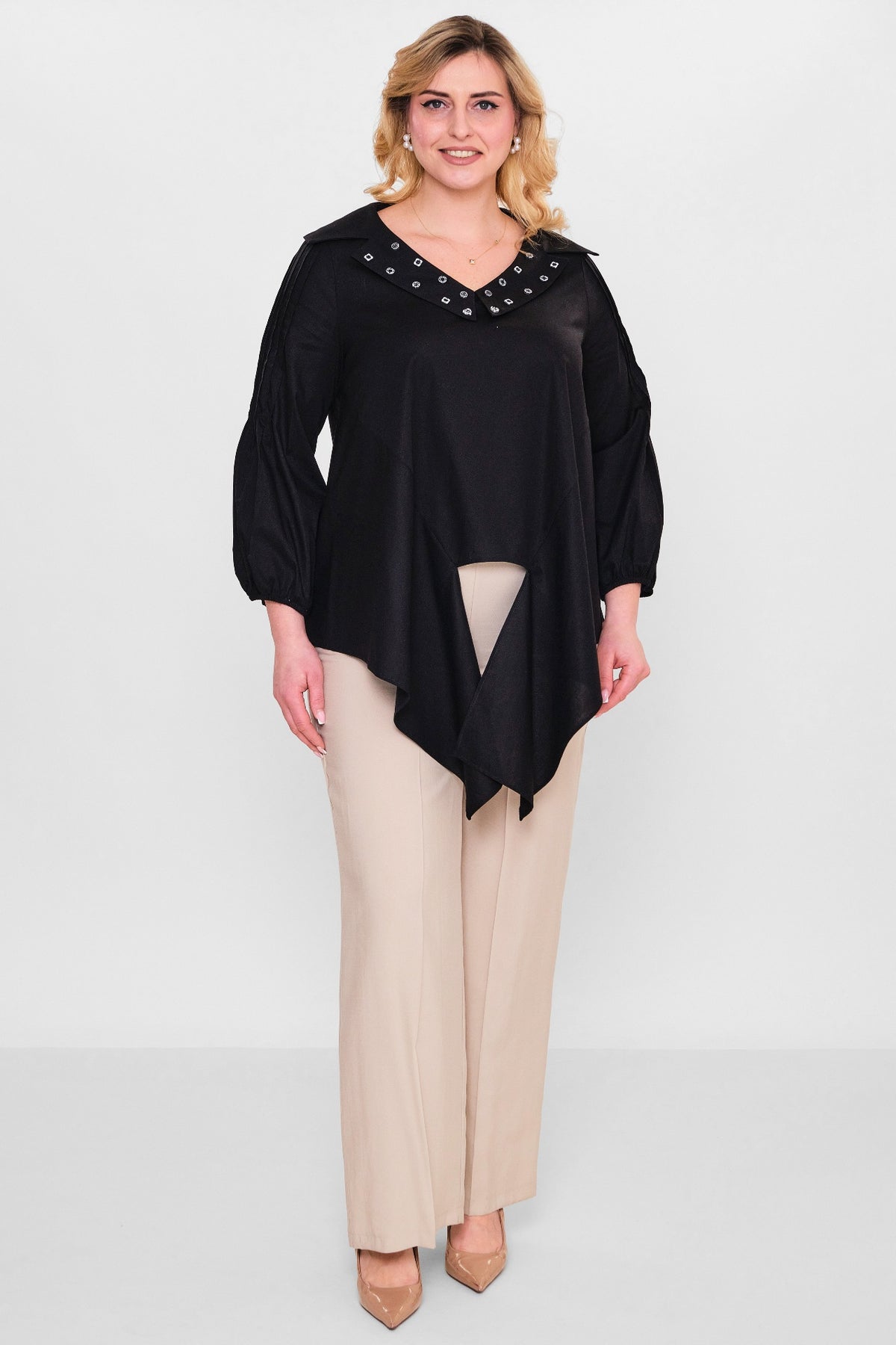 Ebberro - Plus Size Shirt (EBR26Y30126BB) - 8690200127021