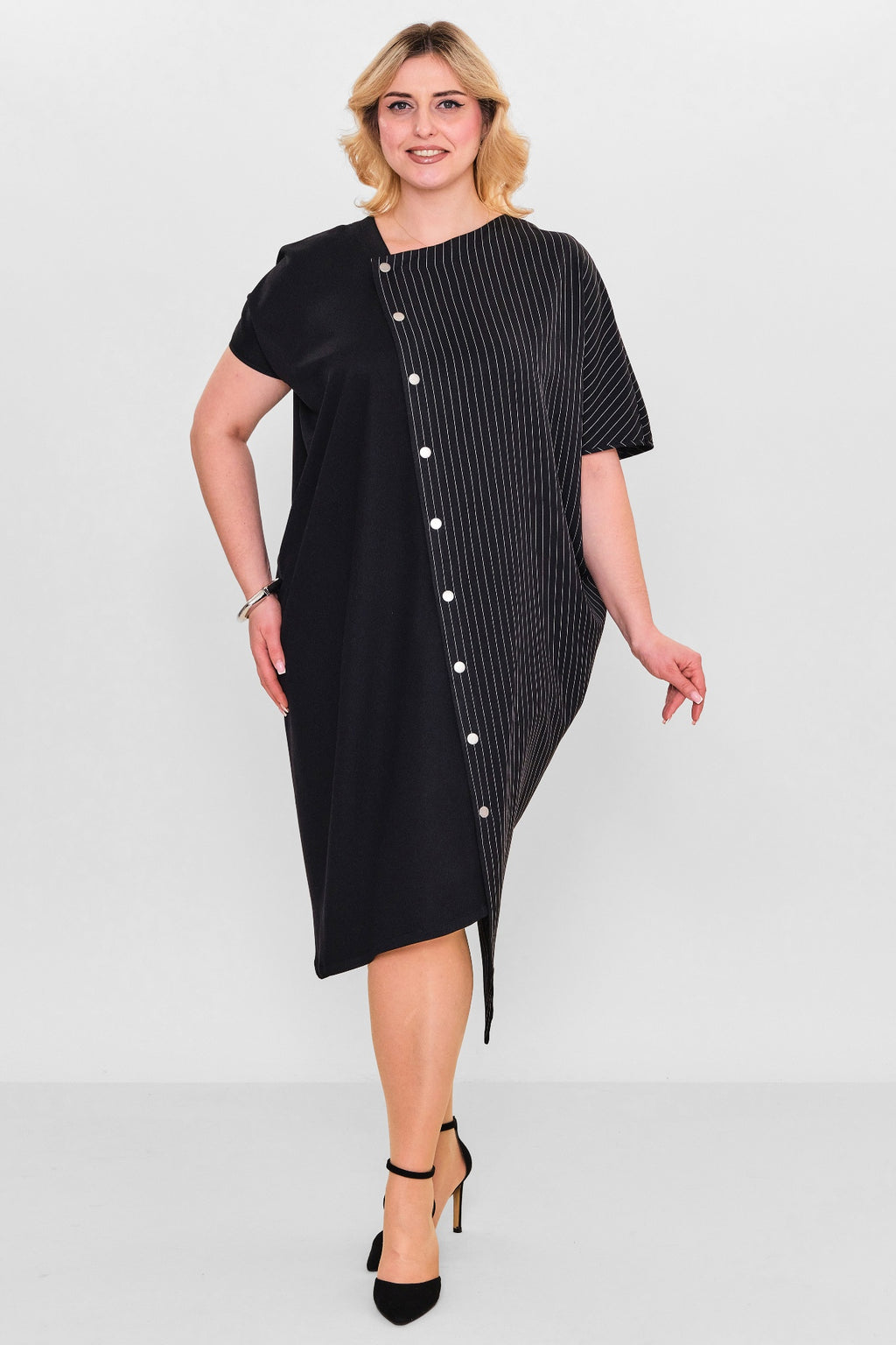 Ebberro - Plus Size Dress (EBR26Y5148BB) - 8690200127045