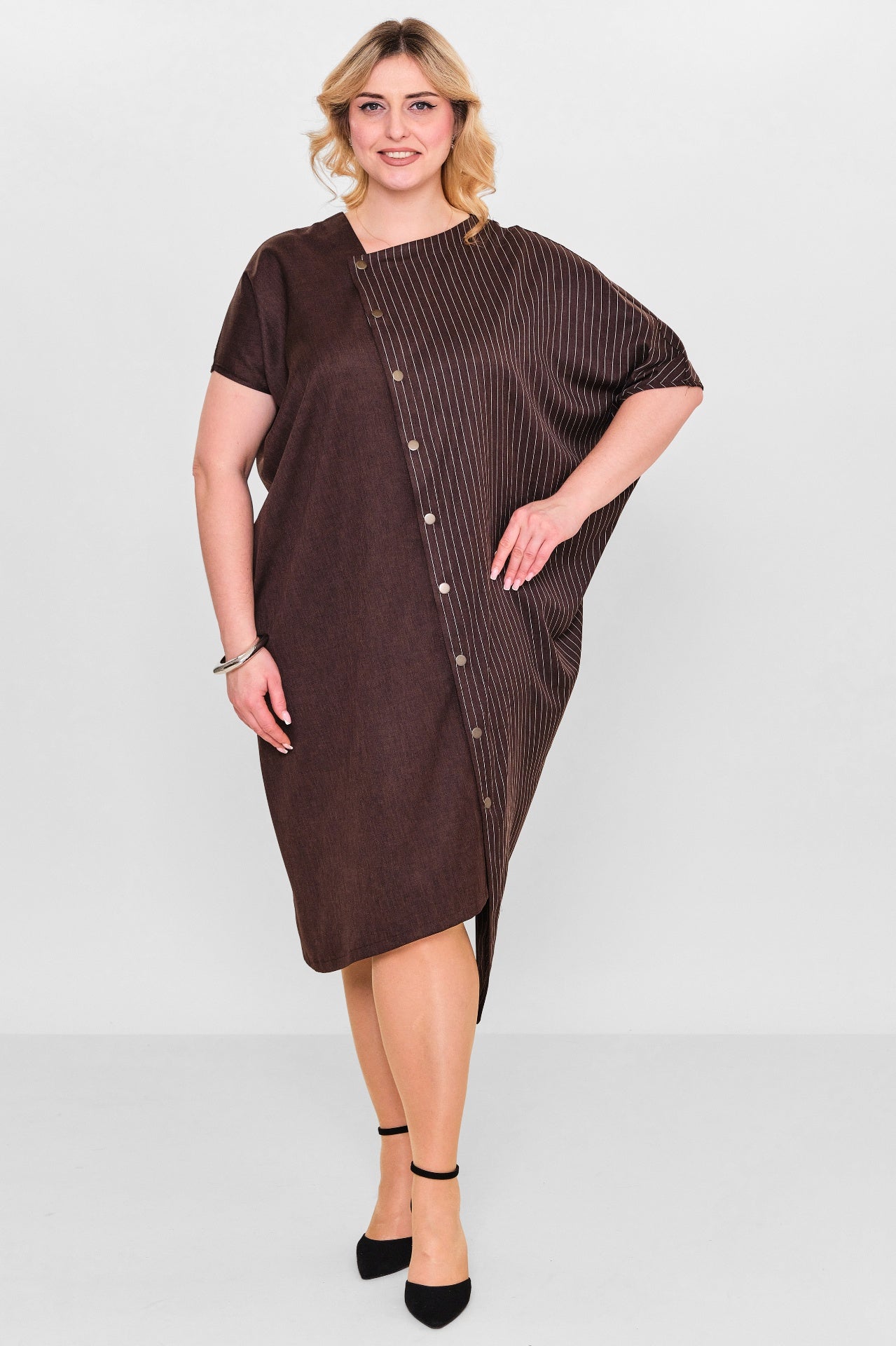 Ebberro - Plus Size Dress (EBR26Y5148BB) - 8690200127052