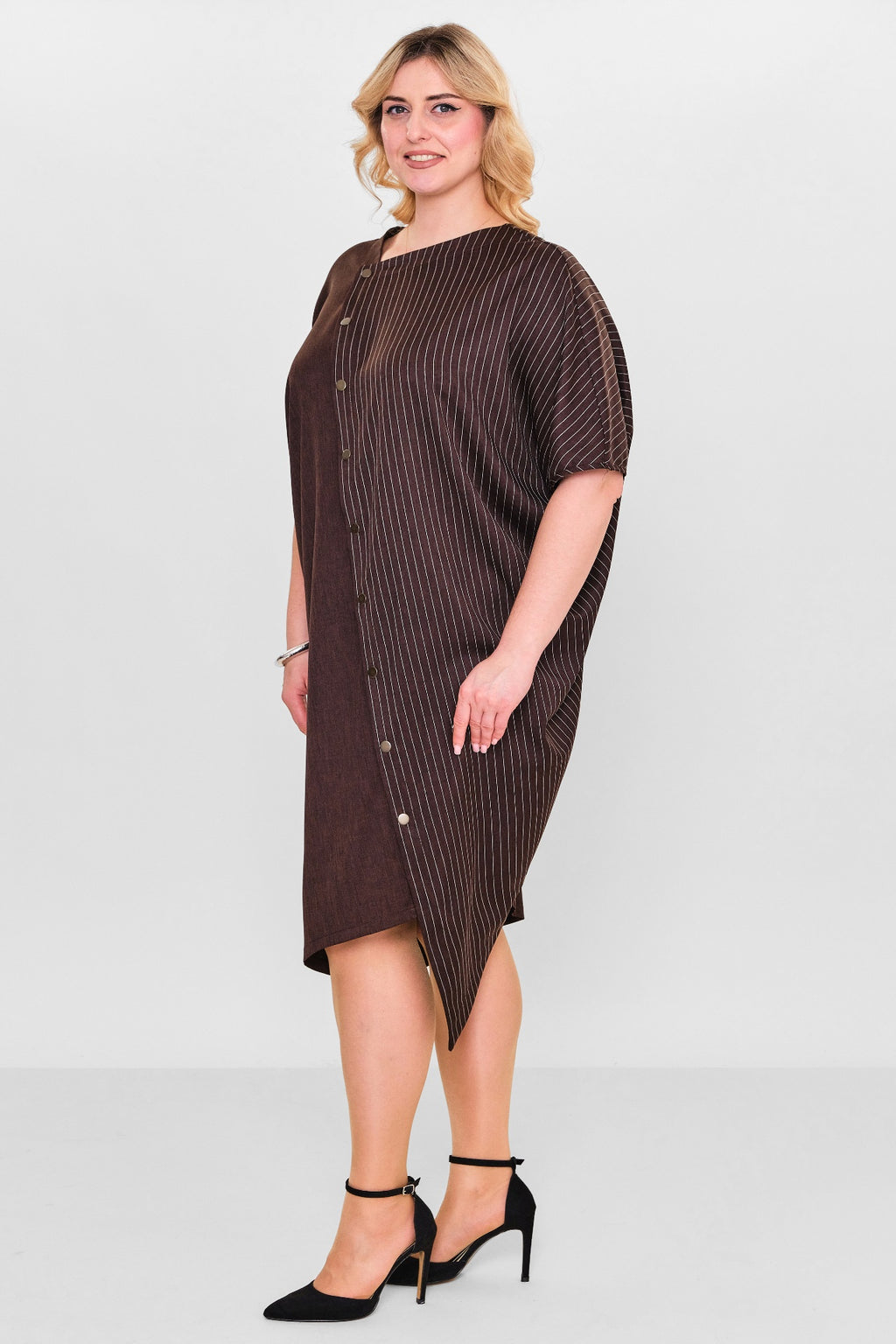 Ebberro - Plus Size Dress (EBR26Y5148BB) - 8690200127052