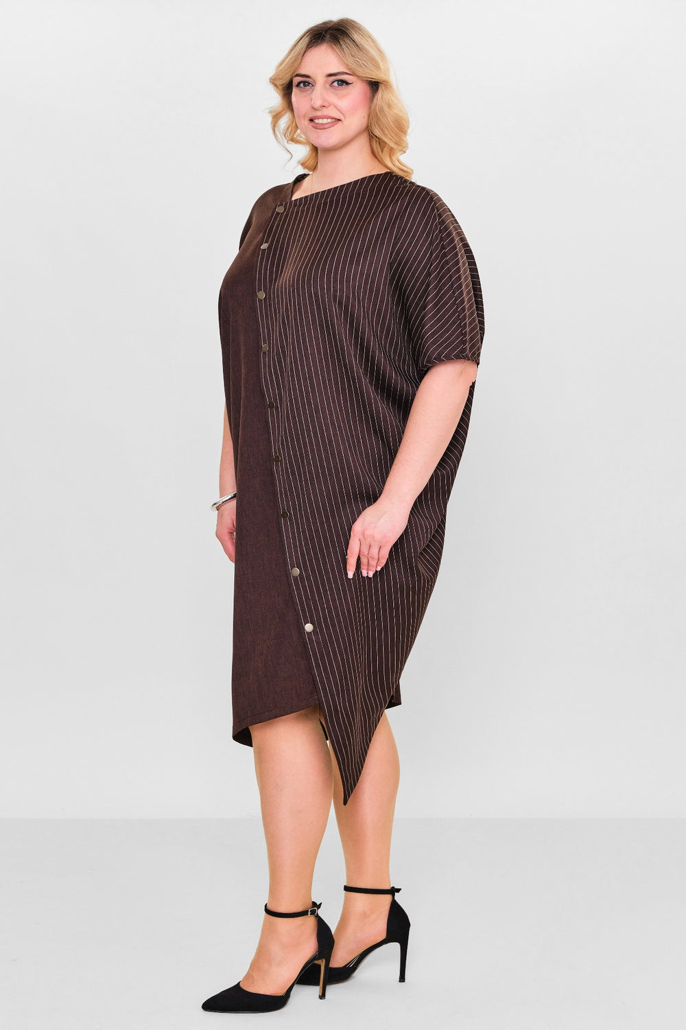 Ebberro - Plus Size Dress (EBR26Y5148BB) - 8690200127052