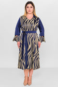 Ebberro - Plus Size Dress (EBR26Y56225BB) - 8690200127076