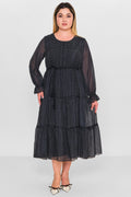 Ebberro - Plus Size Dress (EBR26Y6729BB) - 8690200127083