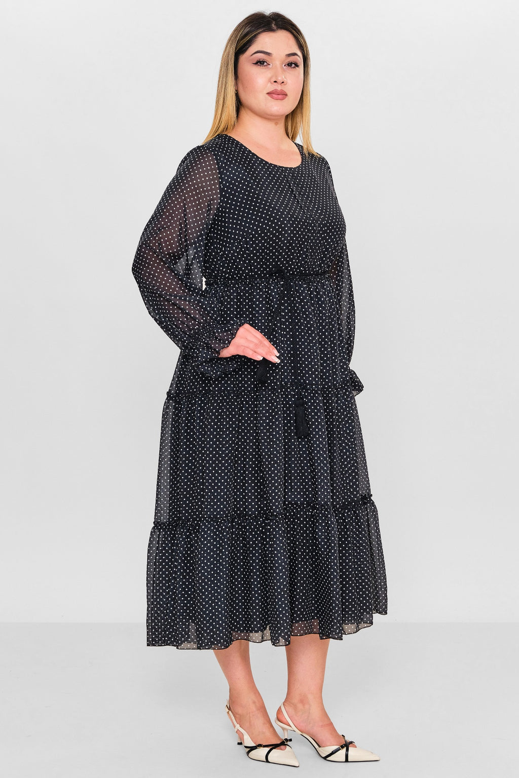 Ebberro - Plus Size Dress (EBR26Y6729BB) - 8690200127083