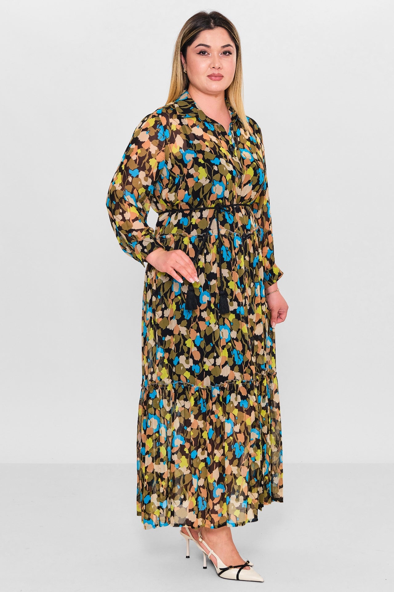 Ebberro - Plus Size Dress (EBR26Y9517BB) - 8690200127120