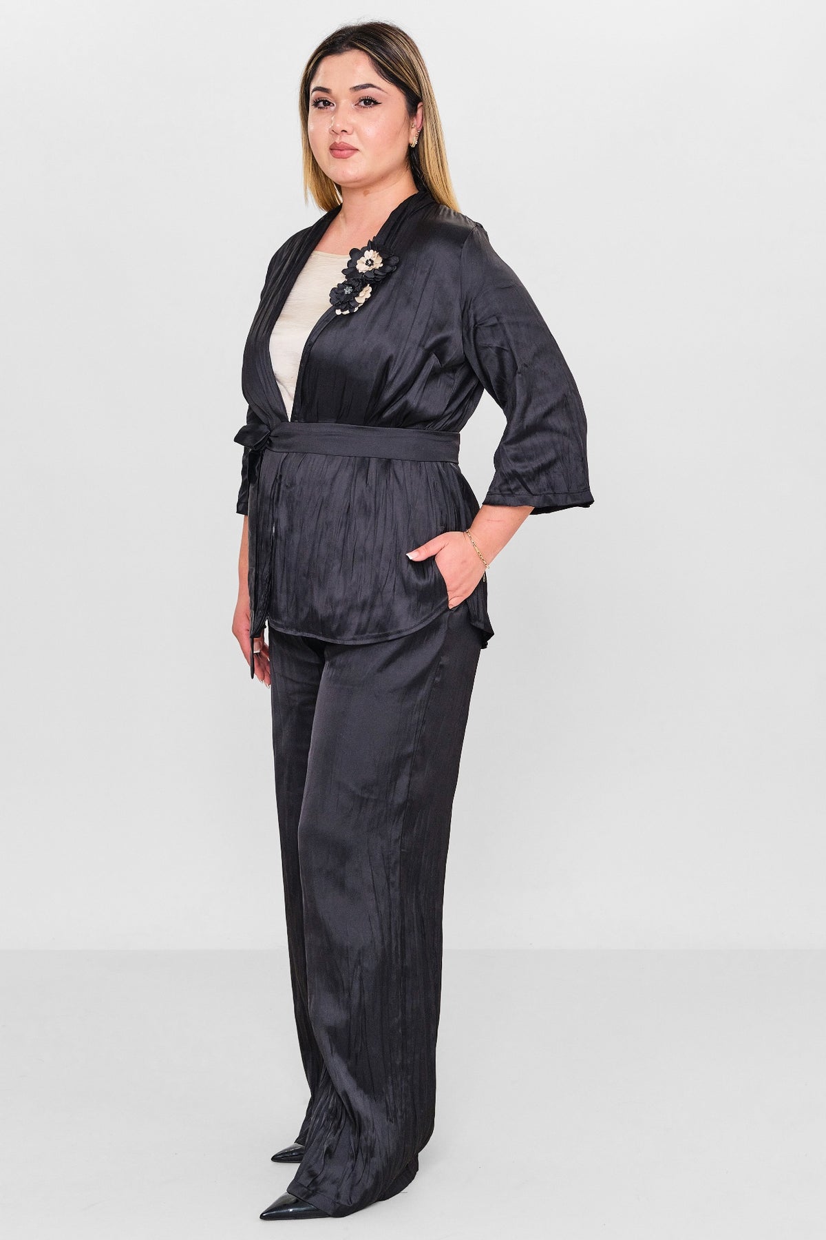 Dress port - Plus Size Suit (DSP26Y3418) - 8690200127137
