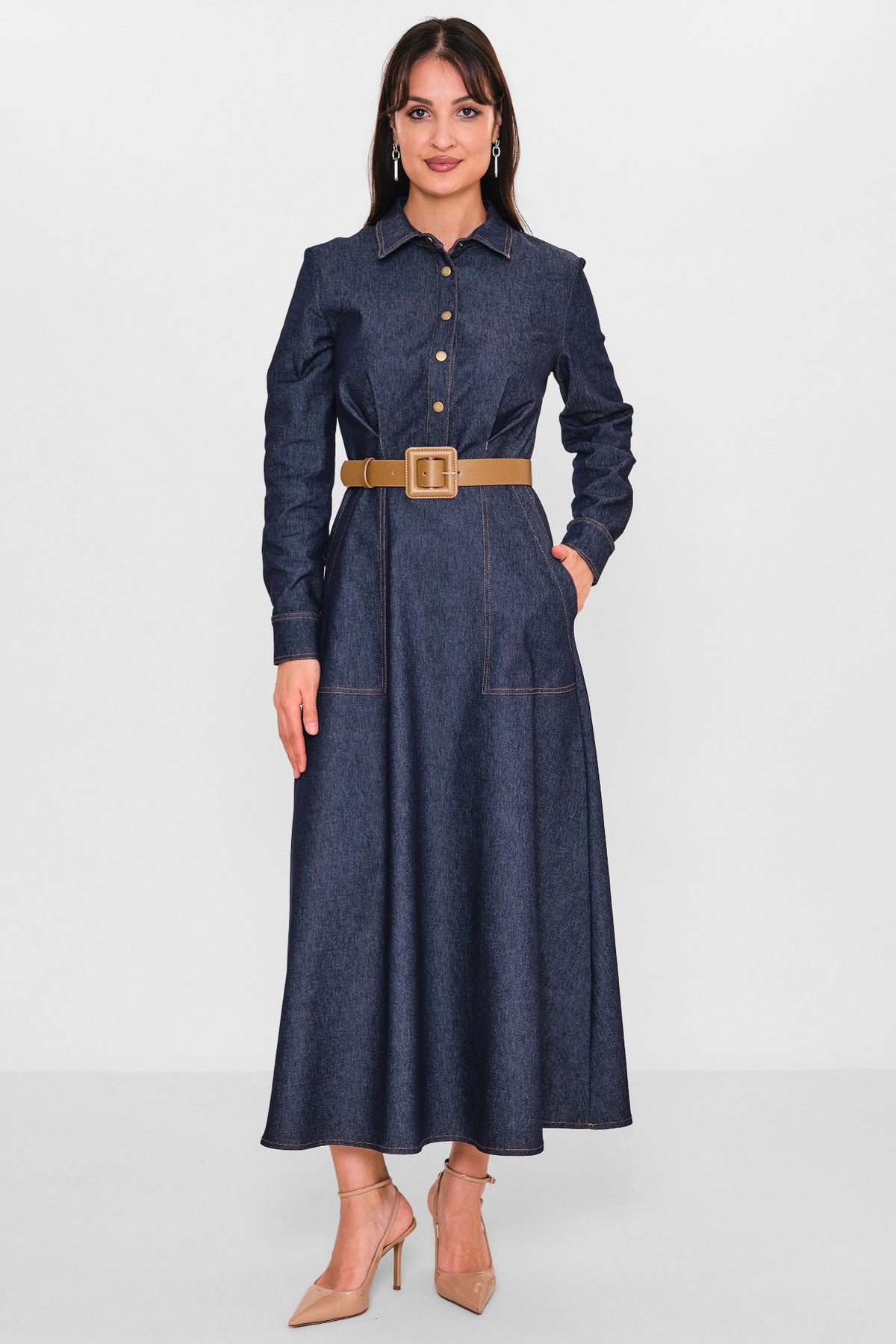 Mimya - Plus Size Dress (MIM26Y2344) - 8690200127236