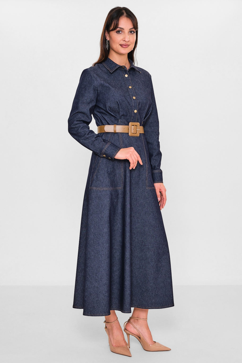 Mimya - Plus Size Dress (MIM26Y2344) - 8690200127236