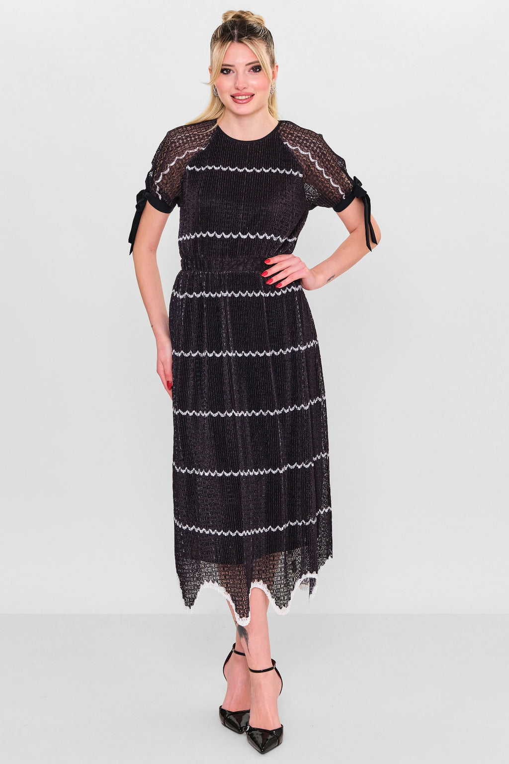 Myraang - Plus Size Dress (MRG26Y05-2916) - 8690200127465