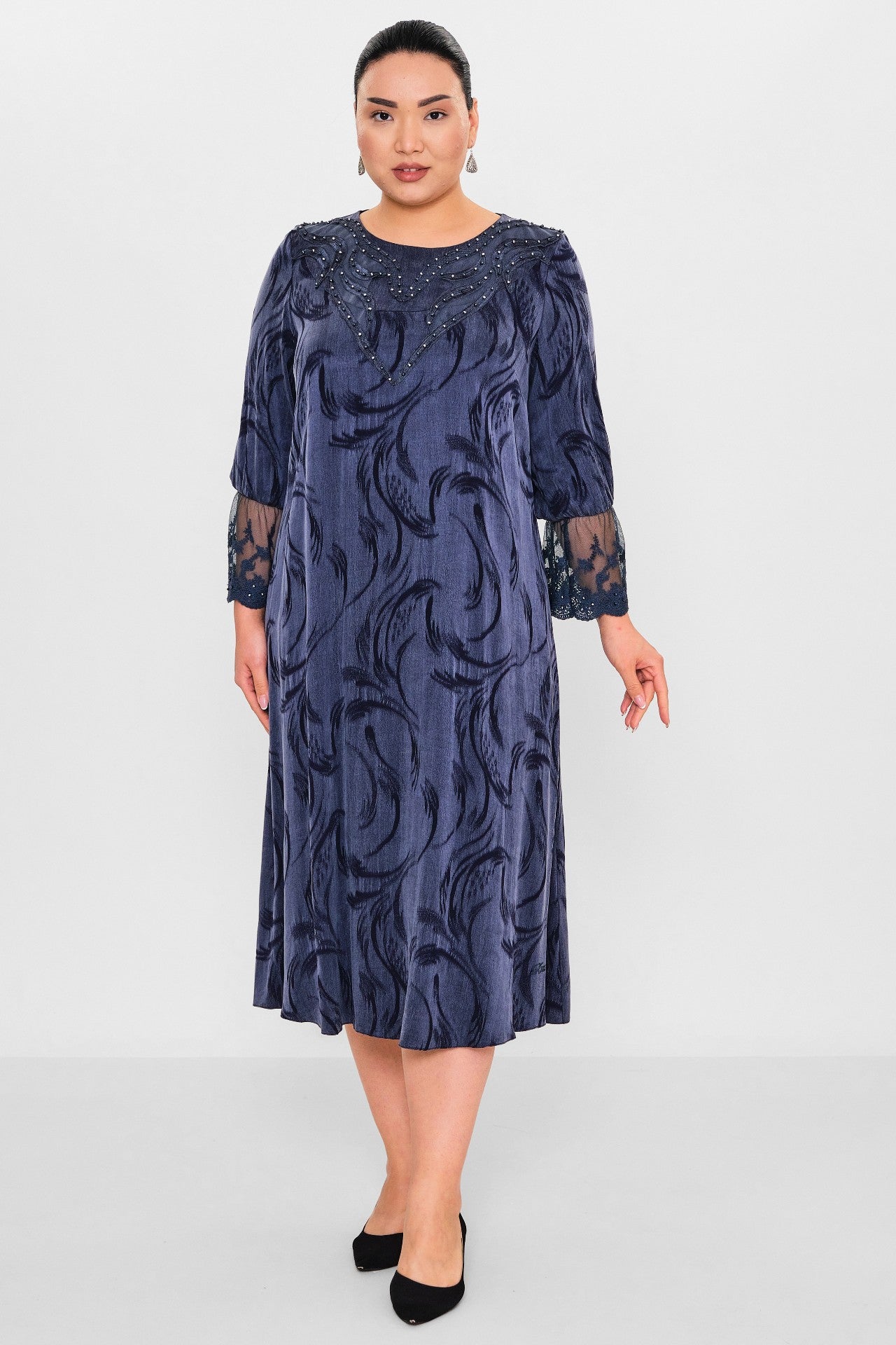 Ksas - Plus Size Dress (KSAS32393) - 8690200127519