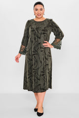 Ksas - Plus Size Dress (KSAS32393) - 8690200127526