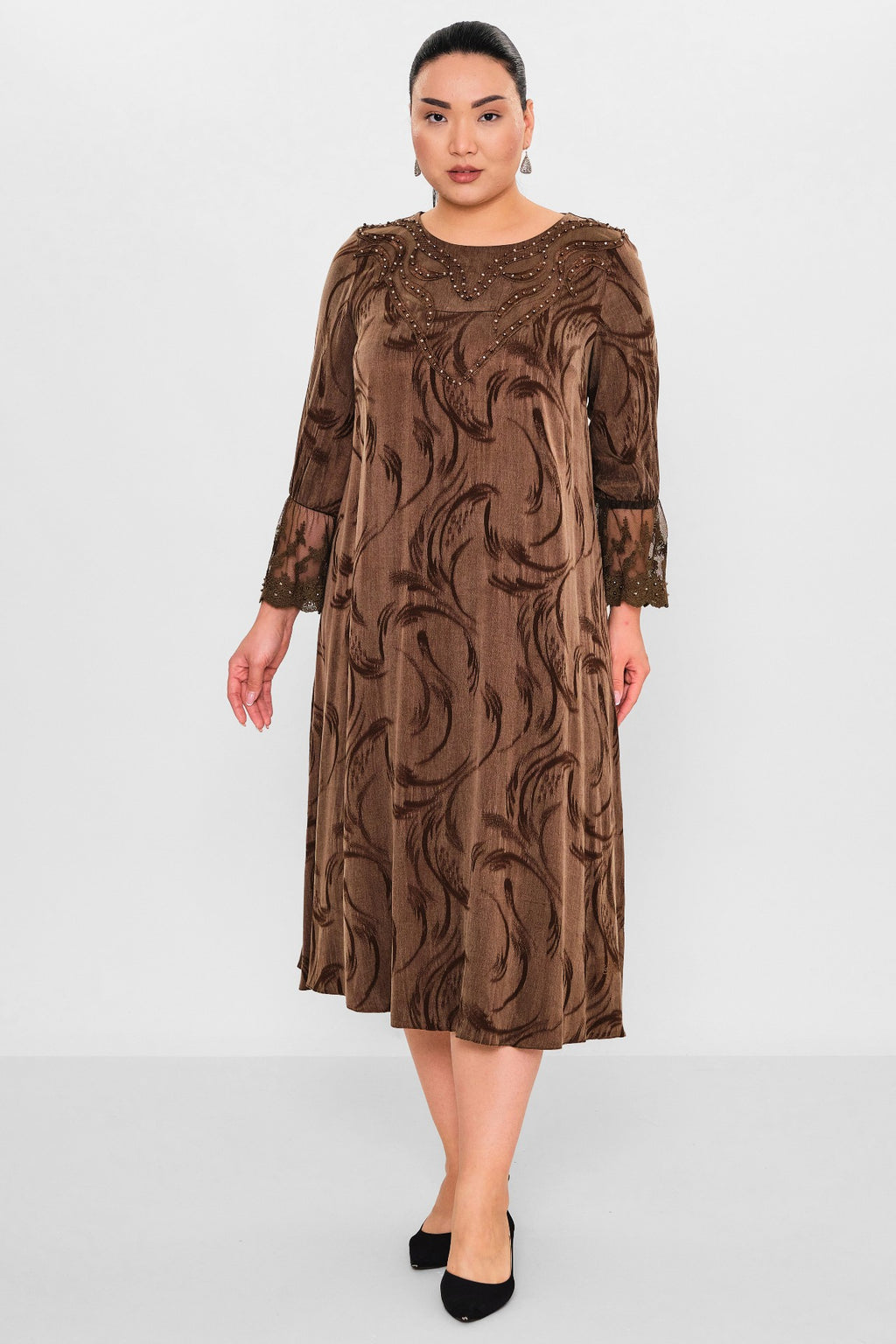 Ksas - Plus Size Dress (KSAS32393) - 8690200127533