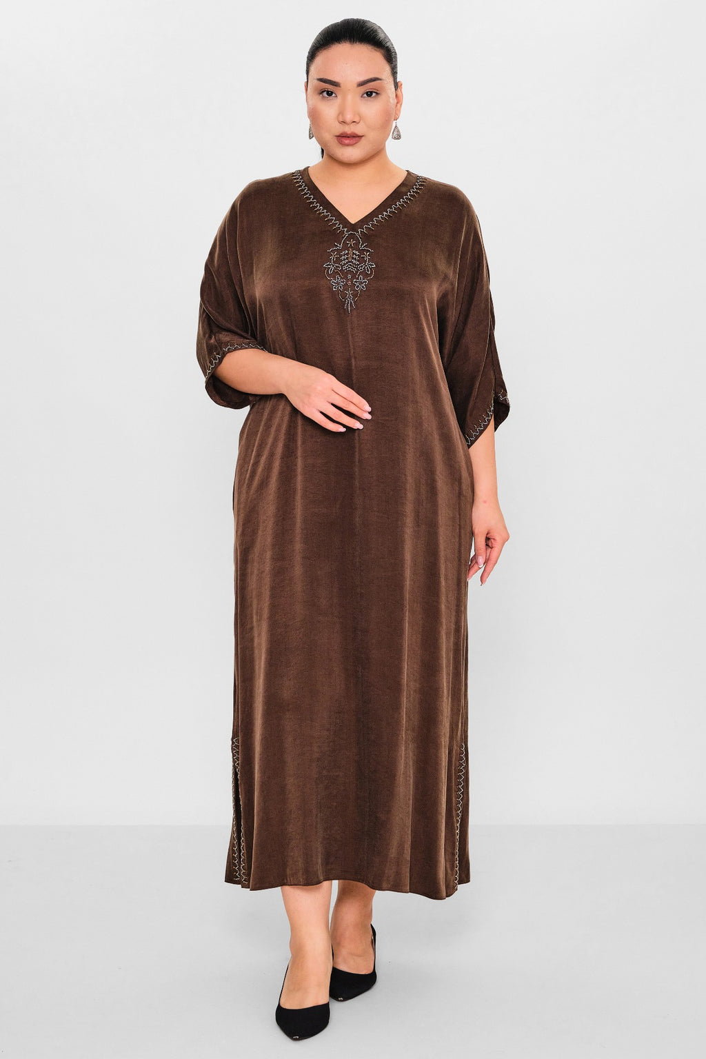 Ksas - Plus Size Dress (KSAS32395) - 8690200127564