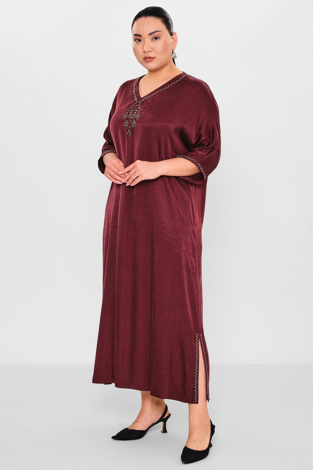 Ksas - Plus Size Dress (KSAS32395) - 8690200127571