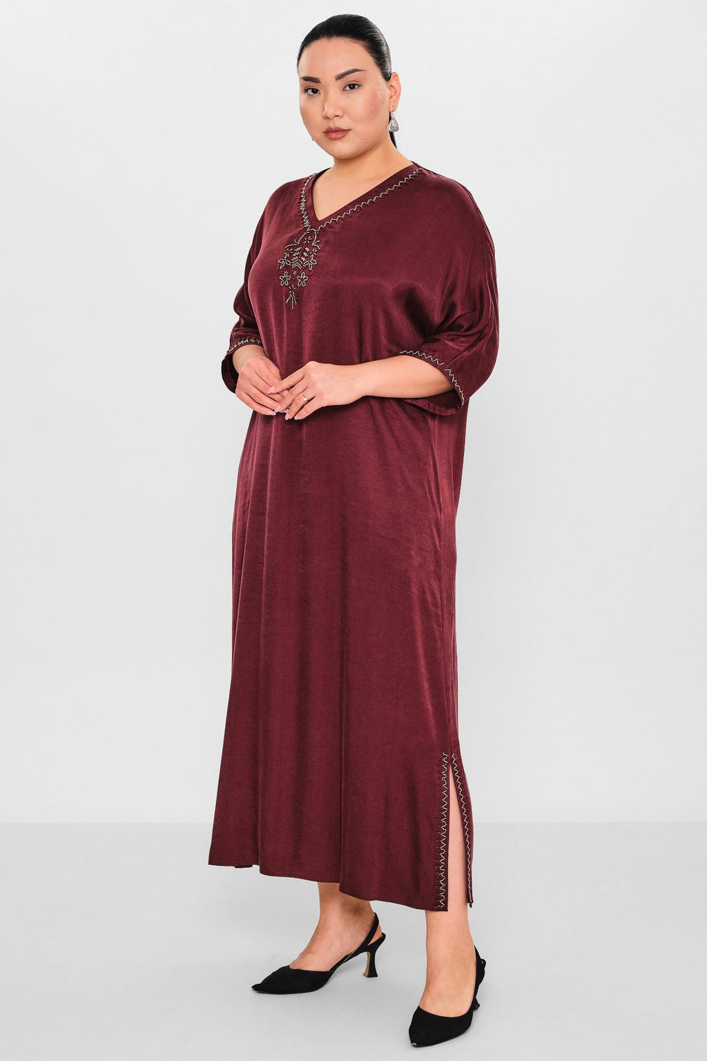 Ksas - Plus Size Dress (KSAS32395) - 8690200127571