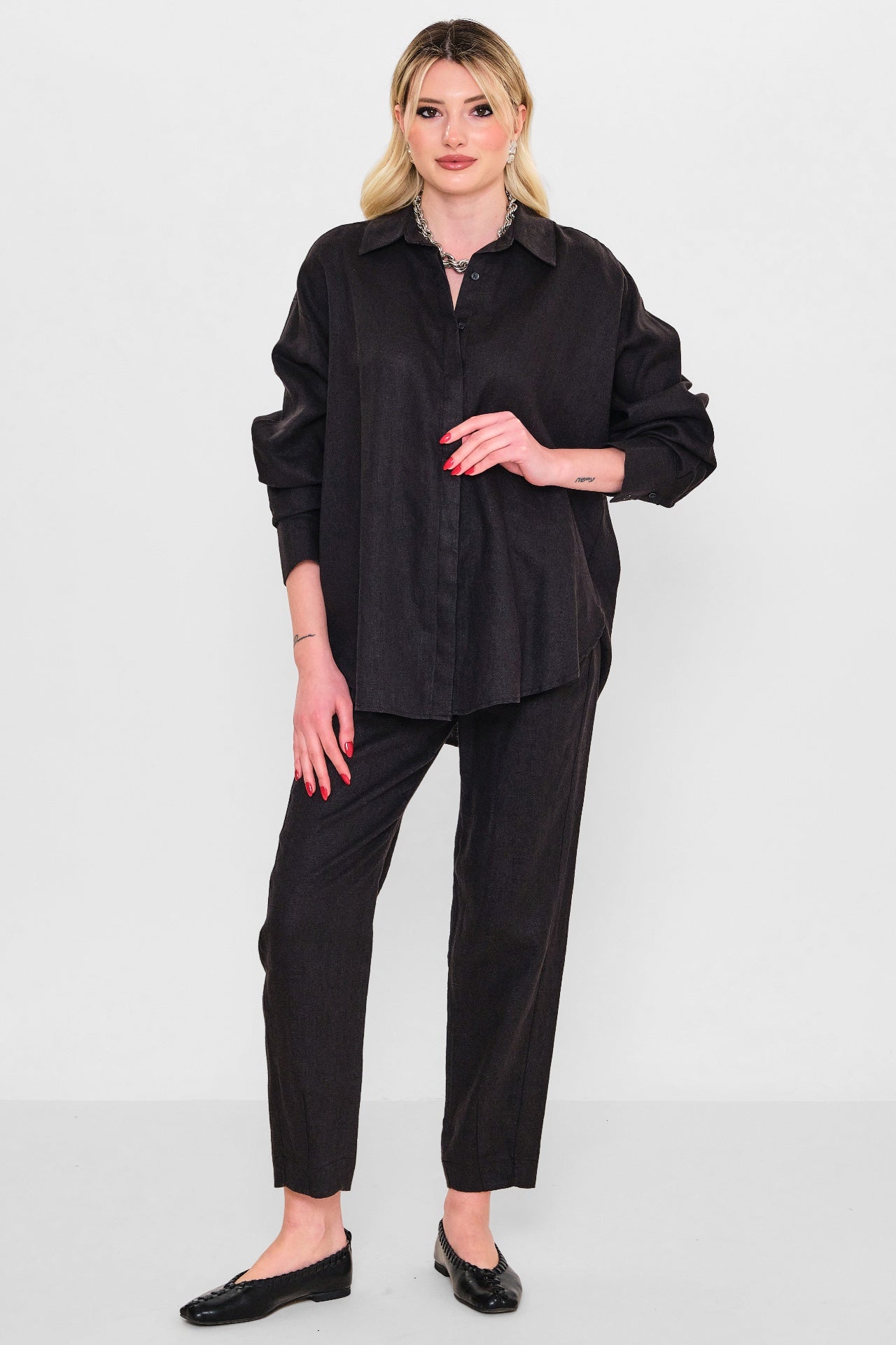 Jarri̇vee - Plus Size Shirt (JRVDSS25J4132) - 8690200127588