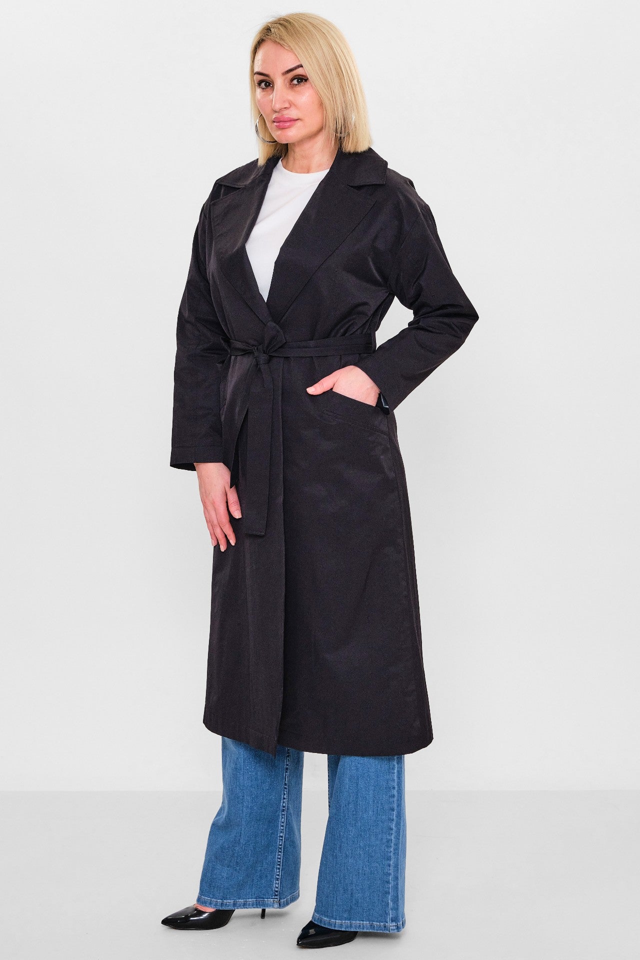 Revaro - Regular Size Trench coat (RVR26YT-0476) - 8690200127656