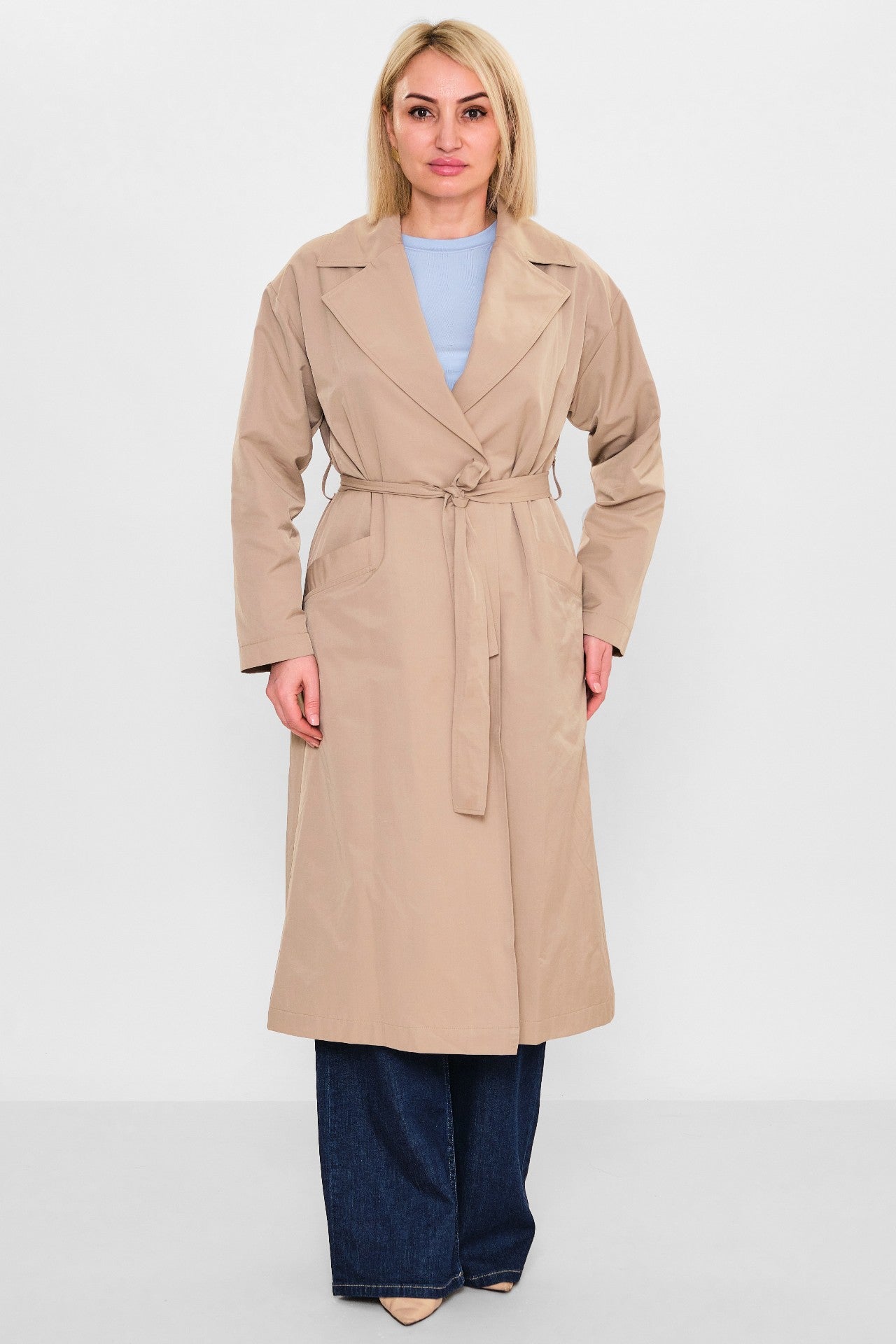 Revaro - Regular Size Trench coat (RVR26YT-0476) - 8690200127663