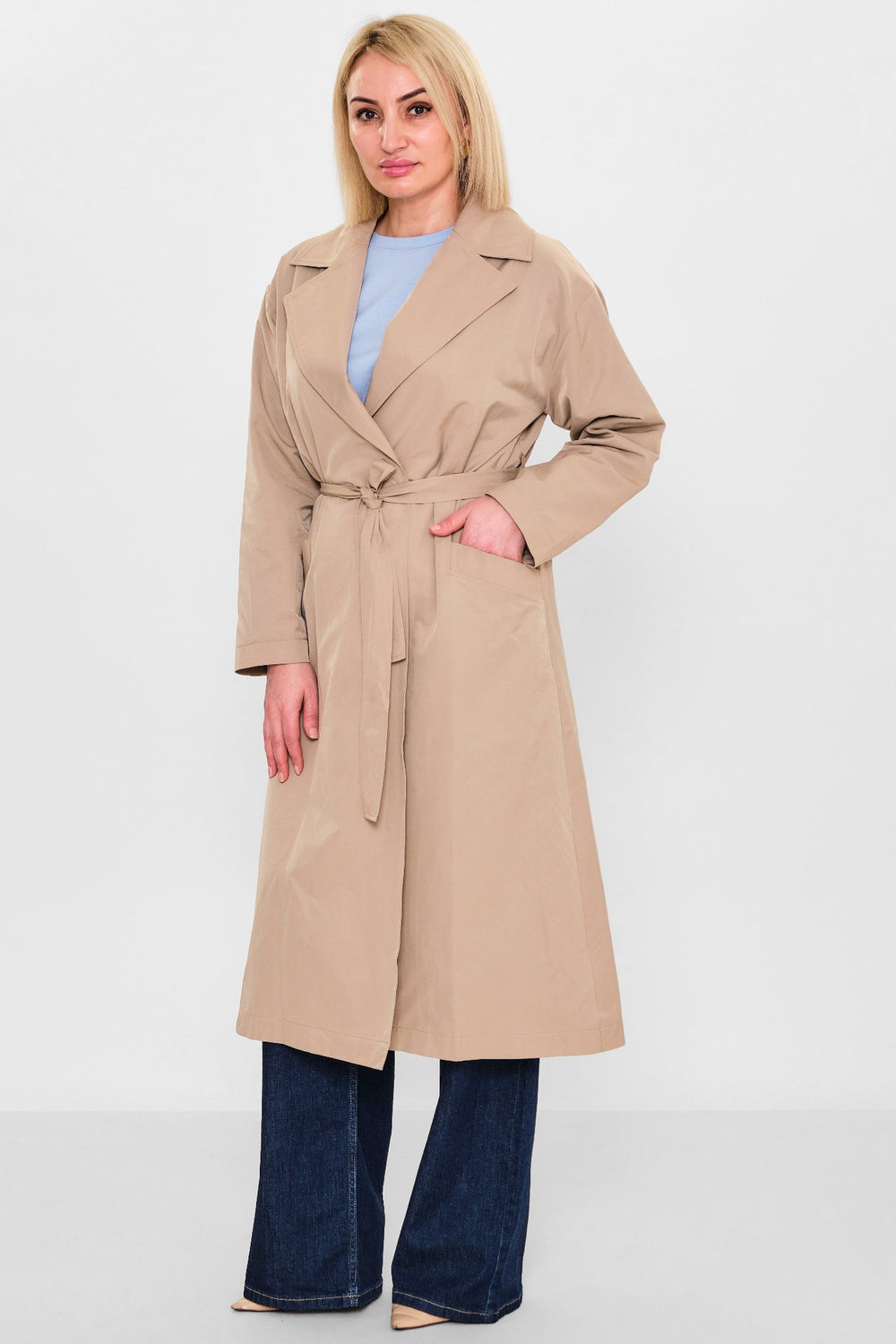 Revaro - Regular Size Trench coat (RVR26YT-0476) - 8690200127663