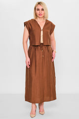 Revaro - Regular Size Dress (RVR26YS-9083) - 8690200127748