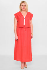 Revaro - Regular Size Dress (RVR26YS-9083) - 8690200127755