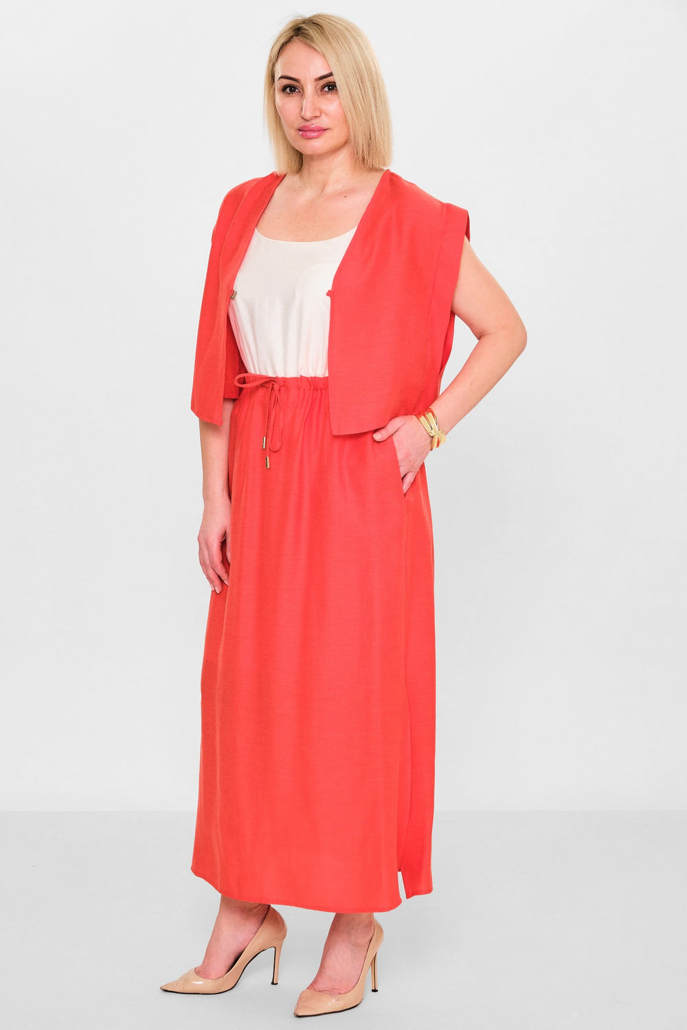 Revaro - Regular Size Dress (RVR26YS-9083) - 8690200127755